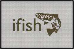 ifish Trout Silhouette Door Mats