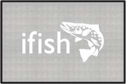 ifish Trout Silhouette Door Mats