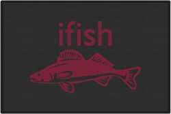 ifish Walleye Silhouette Door Mats