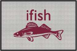 ifish Walleye Silhouette Door Mats