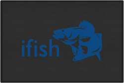 ifish Walleye 2 Silhouette Door Mats