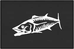 Mackerel Silhouette Door Mats