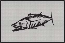 Mackerel Silhouette Door Mats