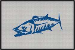 Mackerel Silhouette Door Mats