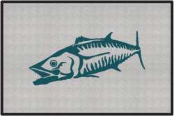 Mackerel Silhouette Door Mats