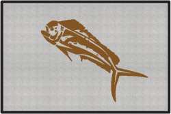 Mahi Mahi Silhouette Door Mats