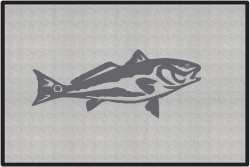 Redfish Silhouette Door Mats