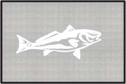 Redfish Silhouette Door Mats