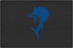 Sailfish Silhouette Door Mats