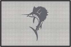 Sailfish Silhouette Door Mats