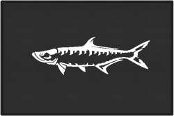 Tarpon Silhouette Door Mats