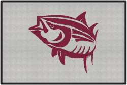 Yellowfin Tuna Silhouette Door Mats