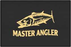 Master Angler Mackerel Silhouette Door Mats