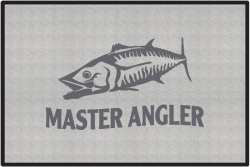 Master Angler Mackerel Silhouette Door Mats