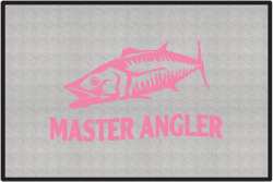 Master Angler Mackerel Silhouette Door Mats