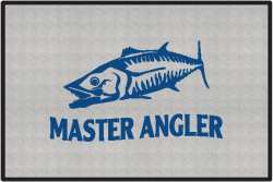 Master Angler Mackerel Silhouette Door Mats