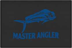 Master Angler Mahi Mahi Silhouette Door Mats