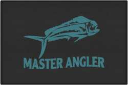 Master Angler Mahi Mahi Silhouette Door Mats