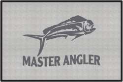 Master Angler Mahi Mahi Silhouette Door Mats