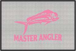 Master Angler Mahi Mahi Silhouette Door Mats