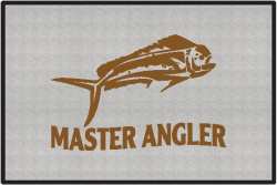 Master Angler Mahi Mahi Silhouette Door Mats