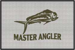 Master Angler Mahi Mahi Silhouette Door Mats