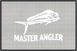 Master Angler Mahi Mahi Silhouette Door Mats