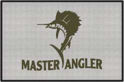 Master Angler Sailfish Silhouette Door Mats