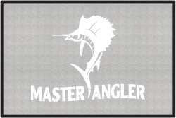 Master Angler Sailfish Silhouette Door Mats