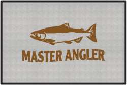 Master Angler Salmon Silhouette Door Mats