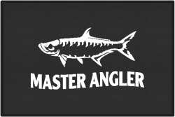 Master Angler Tarpon Silhouette Door Mats