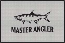 Master Angler Tarpon Silhouette Door Mats