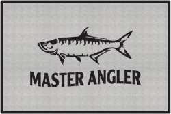 Master Angler Tarpon Silhouette Door Mats