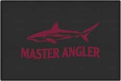 Master Angler Reef Shark Silhouette Door Mats
