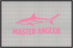 Master Angler Reef Shark Silhouette Door Mats