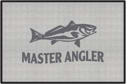 Master Angler Red Fish Silhouette Door Mats