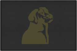 Faithful Lab Silhouette Door Mats