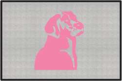 Faithful Lab Silhouette Door Mats