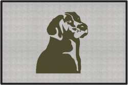 Faithful Lab Silhouette Door Mats