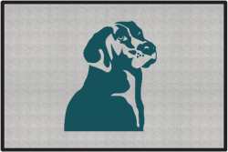 Faithful Lab Silhouette Door Mats