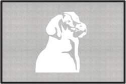 Faithful Lab Silhouette Door Mats