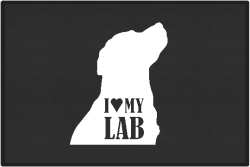 I Love My Lab Silho...