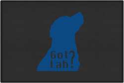 Got Lab? Silhouette Door Mats