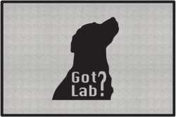 Got Lab? Silhouette Door Mats