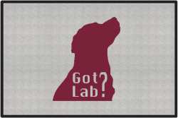 Got Lab? Silhouette Door Mats