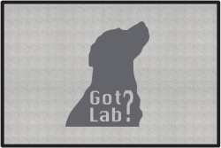Got Lab? Silhouette Door Mats