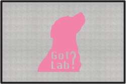 Got Lab? Silhouette Door Mats