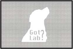Got Lab? Silhouette Door Mats