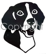 Beagle Head Decal