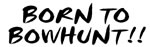 Born to Bowhunt Decal